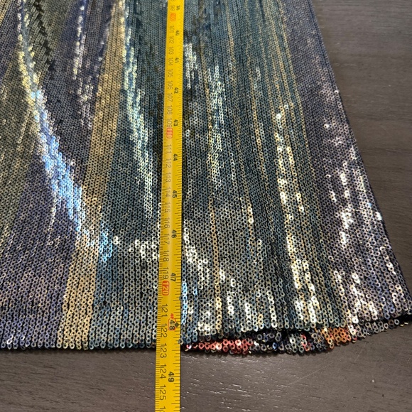 Julia Jordan Gorgeous Sequined-Stripe Midi Dress Size 6 - Picture 11 of 15